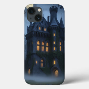 Gothic Spuk Castle iPhone Case - Dunkle Fantasie