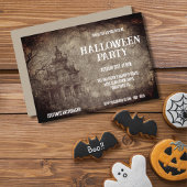 Gothic Spuk House Halloween-Party Einladung