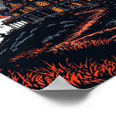 Gothic Spuk House Poster (Ecke)