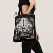 Gothic Spuk Skyline Paris Halloween Design Tasche (Von Nahem)