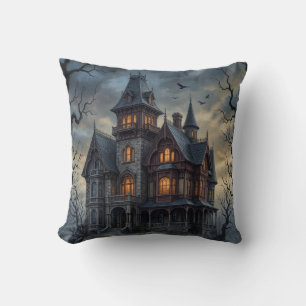 Gothic Spukvilla viktorianische dunkle Akademie Kissen