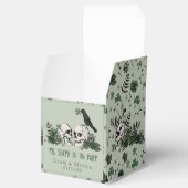 Gothic St. Patricks Day Floral Skull Irish Wedding Geschenkschachtel (Geöffnet)