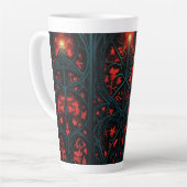 Gothic Stached Glass Design Milchtasse (Linke Ecke)