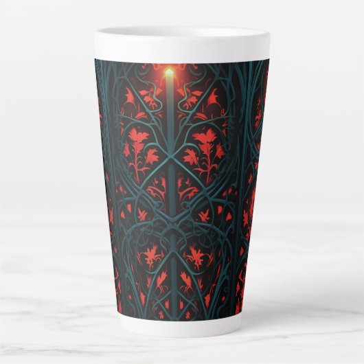 Gothic Stached Glass Design Milchtasse (Vorderseite)