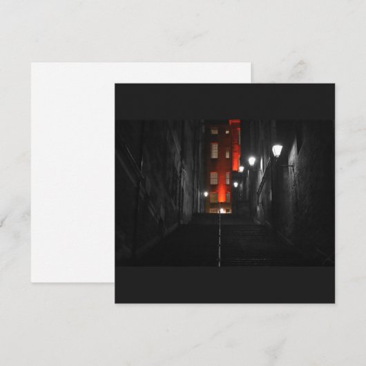 Gothic Staircase Einladung (Vorne/Hinten)