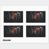 Gothic Staircase Rechteckiger Aufkleber (Blatt)