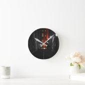 Gothic Staircase Runde Wanduhr (Zuhause)