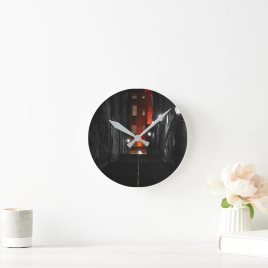 Gothic Staircase Runde Wanduhr (Zuhause)