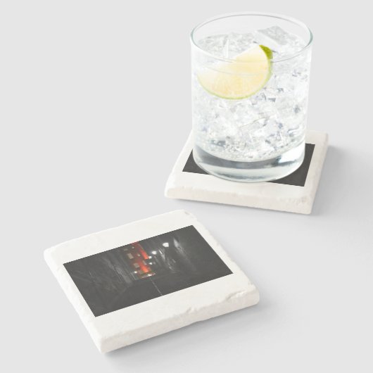 Gothic Staircase Steinuntersetzer (Seitenansicht)