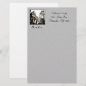 'Gothic' Stationery Briefpapier (Vorne/Hinten)