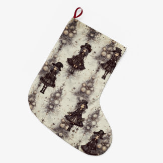 Gothic Steam Punk Alternative Christmas Fairy Großer Weihnachtsstrumpf