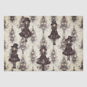Gothic Steam Punk Alternative Christmas Fairy Seidenpapier