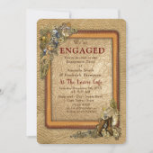 Gothic - Steampunk Engagement Party Einladung (Vorderseite)