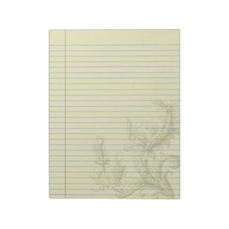 Gothic Steampunk Fantasy Legal Notepad Notizblock
