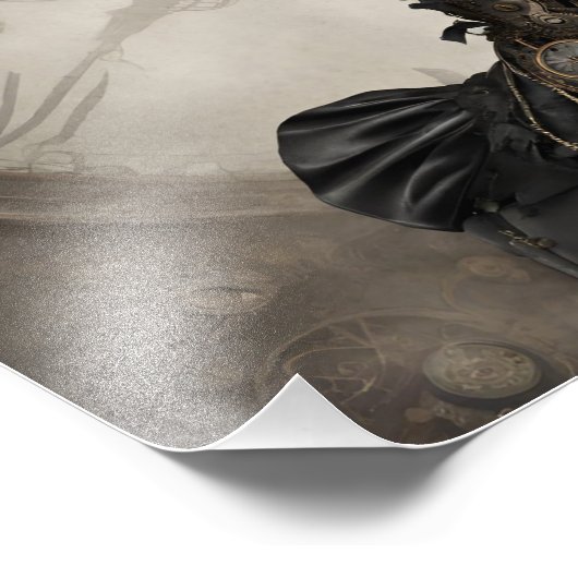 Gothic Steampunk Fotodruck (Ecke)