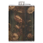 Gothic Steampunk Gold Cat Flachmann (Rückseite)