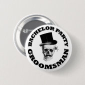 Gothic-Steampunk-Junggesellenabschied Button (Vorne & Hinten)