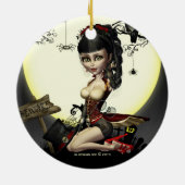 Gothic Steampunk Keramik Ornament (Hinten)