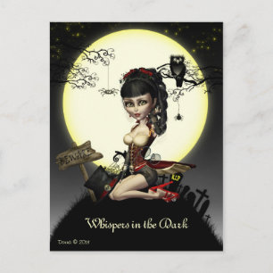 Gothic Steampunk Lolita Postkarte