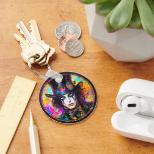 Gothic Steampunk Mad Hatter Schlüsselanhänger der 