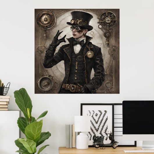 Gothic Steampunk Poster (Heimbüro)