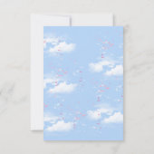 Gothic - Steampunk-UAWG auf Goldleder RSVP Karte (Rückseite)