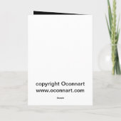 Gothic Steampunk Valentinstag Feiertagskarte (Rückseite)