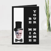 Gothic Steampunk Valentinstag Feiertagskarte (Vorderseite)