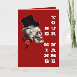 Gothic Steampunk Valentinstag Feiertagskarte