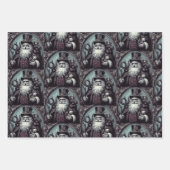 Gothic Steampunk Weihnachten Geschenkpapier Set (Vorderseite 3)