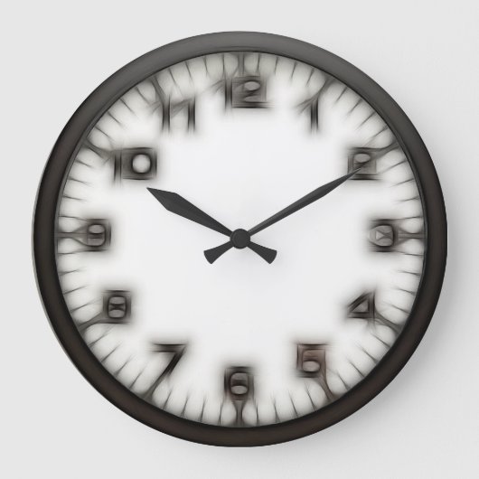 Gothic Strangeness Round Wall Clock Große Wanduhr (Vorderseite)