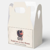 Gothic Stroller Halloween Baby Shower Geschenkschachtel (Geöffnet)