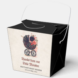 Gothic Stroller Halloween Baby Shower Geschenkschachtel
