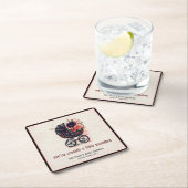 Gothic Stroller Halloween Baby Shower  Rechteckiger Pappuntersetzer (Vor Ort)