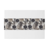 Gothic Style Dark Floral Einladungsbanderole (Rückseitenbeispiel)