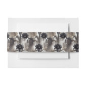 Gothic Style Dark Floral Einladungsbanderole (Vorderseite Beispiel)