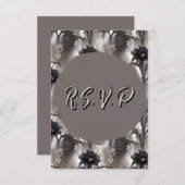 Gothic Style Dark RSVP Karte (Vorne/Hinten)