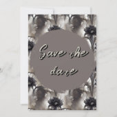 Gothic Style Dark Save the Date (Vorderseite)