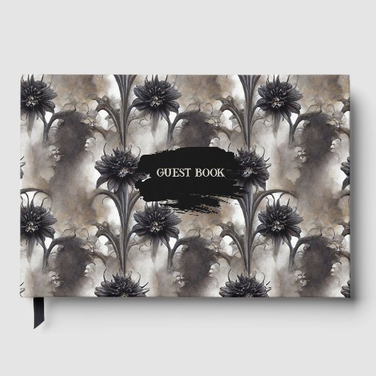 Gothic Style Dark Wedding Gästebuch (Vorderseite)