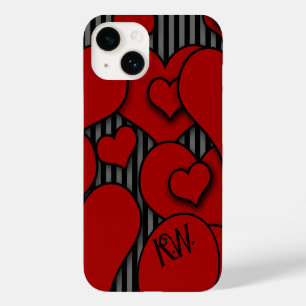 Gothic Style Herz iPhone-Hülle Monogramm Anfangsbu Case-Mate iPhone 14 Hülle