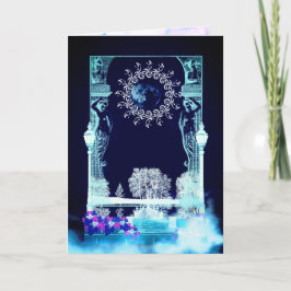 Gothic style holiday card feiertagskarte