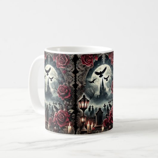 Gothic-Style-Tasse Kaffeetasse (Vorderseite Links)
