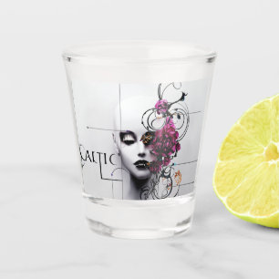 Gothic Style Tiara Art-Fierce & Proof Design Schnapsglas