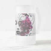 Gothic Style Tiara Art - Fierce Protected Design - Mattglas Bierglas (VorderseiteRechts)