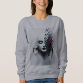 Gothic Style Tiara Art-Fierce & Protective Design- Sweatshirt (Vorderseite)