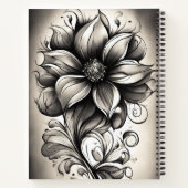 Gothic Style Tiara Art - Schutzdesign Notizblock (Rückseite)