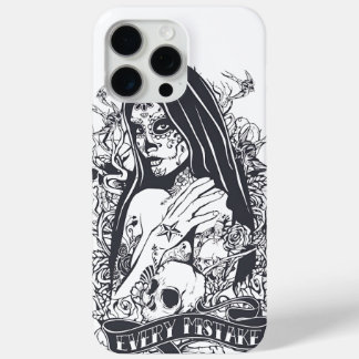 Gothic Sugar Skull Frau Tattoo Kunst Case-Mate iPhone Hülle