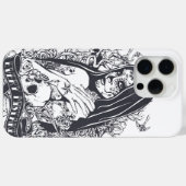 Gothic Sugar Skull Frau Tattoo Kunst Case-Mate iPhone Hülle (Rückseite (Horizontal))