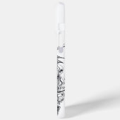 Gothic Sugar Skull Woman Tattoo Art Case-Mate iPhone Hülle (Rückseite / Links)