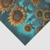 Gothic Summer Sunflower Decoupage Seidenpapier (Ausschnitt)